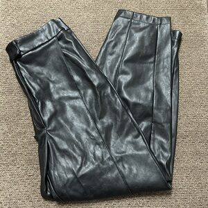 Black Leather Lulus 4th Reckless US Size S (EK 10) LOOK AT SIZE NOTES BIG